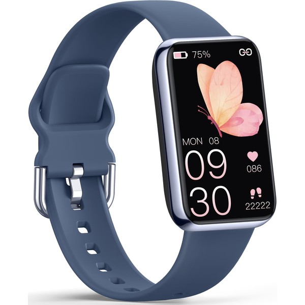 Slim Fitness Tracker with Heart Rate, Blood Pressure, Blood Oxygen