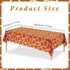 Jungle Safari Animal Giraffe Print Plastic Tablecloths,Giraffe PVC Table Cover