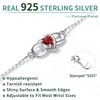ChicSilver Infinity Heart Bracelet for Women 925 Sterling Silver Dainty