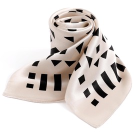 STARWHISPER 100% Pure Mulberry Silk Square Scarf27 x27 Lightweight Neckerchief Hair Head Scarf Night Sleeping with Gift Packed