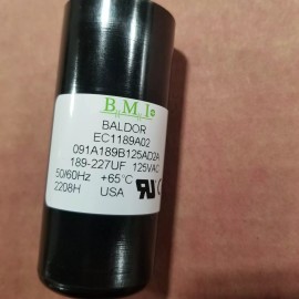Baldor BMI / BALDOR EC1189A02 ELECTRIC CAPACITOR (BRAND NEW)