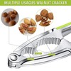 HELOVGE Nutcracker, 1 x Stainless Steel Nutcracker, Nutcracker, Walnuts, Multifunctional