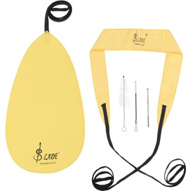 Clarinet Cleaning Kit, Clarinet Cleaning Cloth All in One, Including Cleaning Long Swab Cloth, Mouthpiece Brush, Dust Brush, Mini Screwdriver Maintenance Kit
