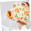 FOMIYES 3Sheets Beeswax Food Wraps Organic Reusable Wax Cloths for