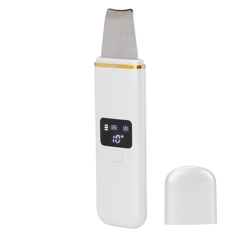 Skin Scrubber Spatula Ultrasonic Blackhead Comedones Removal Device Facial Scrubber