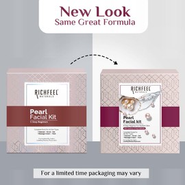 Richfeel Pearl Facial Kit For Brightening | Luminous and Radiant Skin | Tan Removal | Best For Dry Skin | 30 g (Pack of 2)
