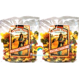 2 Packs Trader Joe's Organic Pasta Vegetable Radiatore 12 oz Each Pack