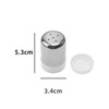 Silver Sugar Shakers Spice Salt Pepper Organizer Container Dust-proof Stainless