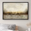 SIGNWIN Framed Canvas Wall Art Dramatic Golden Landscape by The