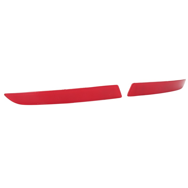 1 Pair Rear Bumper Reflector 63147318556 Red Housing Strong Retroreflection
