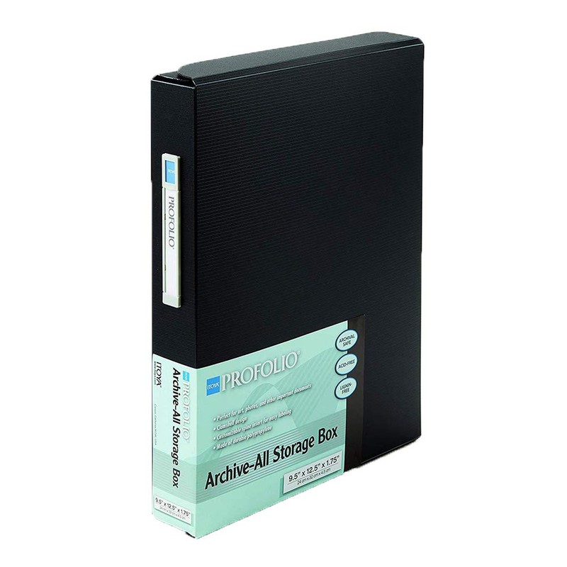 Itoya Profolio, archive-all storage box, 9.5 x 12.5 x 1.75