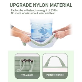 ECOHUB 6 Set Compression Packing Cubes, Lightweight Vacation Travel Essentials, Durable Travel Accessories for Suitcase Carry On Luggage Organizer Bags Set with YKK Zippers Shoe Bag, Green