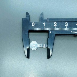 Yamashita Shosha Wholesale Resin Parts with Can Connecting Plastic Plate / Clear Strap, Keychain, Piercing, Earring, DIY, Bulk Set of 120