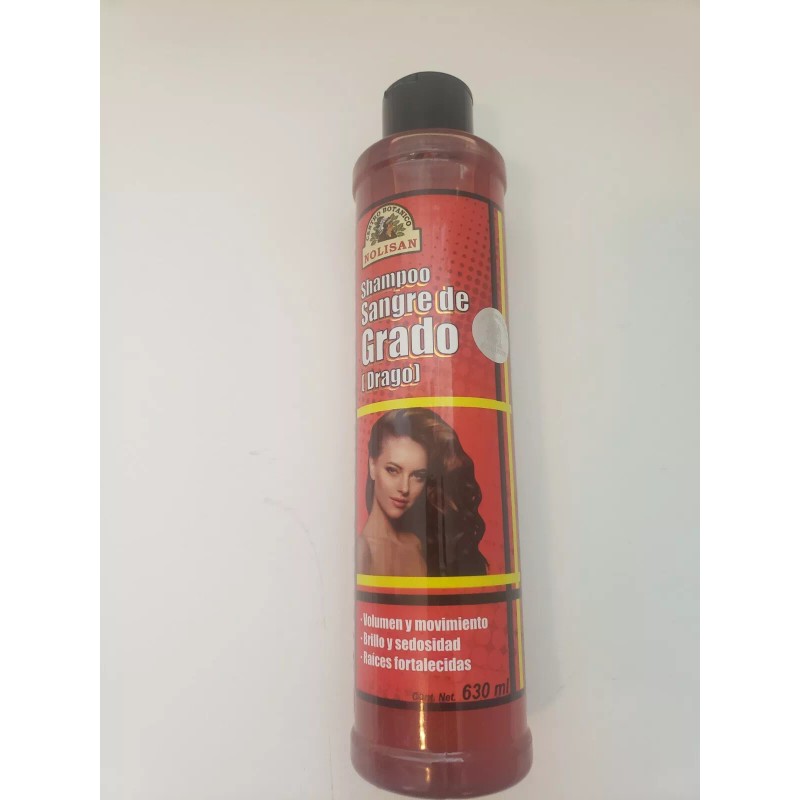 Shampoo Sangre de Grado (Drago) 630ml - 21.30oz Brillo, Sedosidad