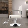 Barber Chair,360° Rotatable Stylist Salon Chair,31.9-35.4 in Adjustable Height,440.92 lbs