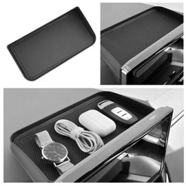 Ruiya Corolla Cross Behind Screen Organizer,for Toyota Corolla Cross Accessories Dash Storage Tray Compatible with 2022 2023 2024 Toyota Corolla Cross L/LE/XLE