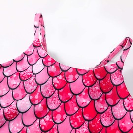 Xumplo Girls Swimsuits Kids One Piece Swimwear Toddler Mermaid Bathing Suit Beach Wear for Girl Age 6-7 Years