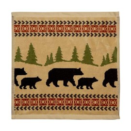 Carstens, Inc. Bear Rustic Décor Wash Cloth