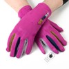 'Margot' Ladies' Gloves Vera Tucci Suede Feel Touch Screen Multi
