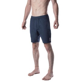 Swerve - Pantalones cortos de entrenamiento de yoga sin bolsillo para hombre con forro interior no restrictivo, entrepierna de 7 pulgadas, entrenamiento, gimnasio, entrenamiento, correr, tenis