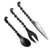 Munetoshi Handmade Medieval Iron One Piece Fork Spoon Knife Utensils