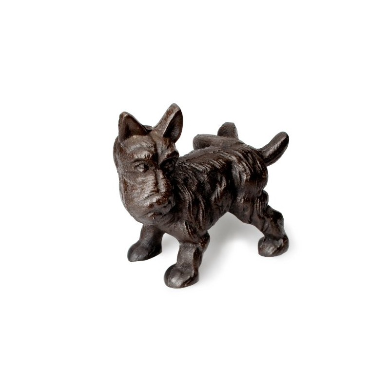 Abbott Collection Brown Scottie Dog Stopper