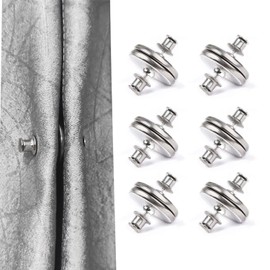 Coollooda Curtains, Gap Proof, Light Leak Proof, Set of 6 Pairs Magnetic Buckle, Easy to Use for Double Openings, Sun, Blindfold, Small Windows, Rooms