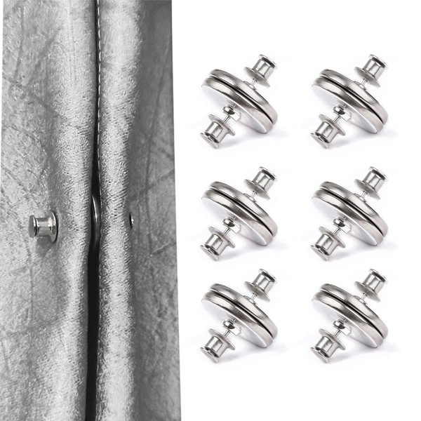 Coollooda Curtains, Gap Proof, Light Leak Proof, Set of 6