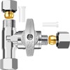 Tee Stop Valve - 3/8 Comp x 3/8 Comp x
