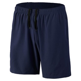 Men's Sports Shorts, Quick-Drying Shorts with Zip Pockets, navy