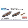 1/700 Cutter Boat Set (Plastic model) by Fine Molds
