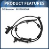 INFINAUTO ABS Raddrehzahlsensor vorne links rechts ABS Sensor Antiblockiersystem Sensor