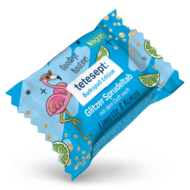 tetesept Bath Fun Edition Glitter Bubble Tab