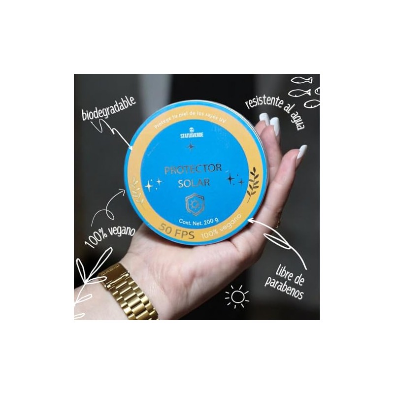 Protector solar facial y corporal con factor de proteccin solar