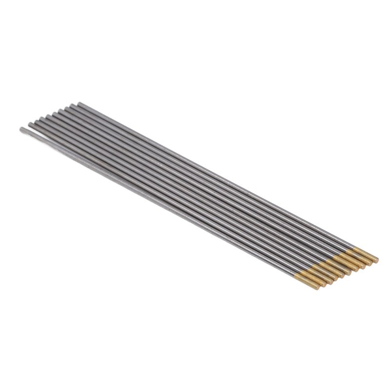10Pcs TIG Welding Tungsten Electrode 3/32 X 6in Tungsten Needle