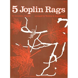 5 Joplin Rags For One Piano, 4 Hands