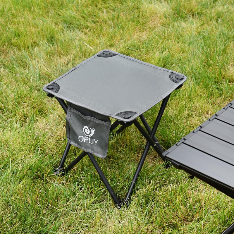 Opliy Camping Stool 2 Pack,13.5 Inch Portable Folding Stool for
