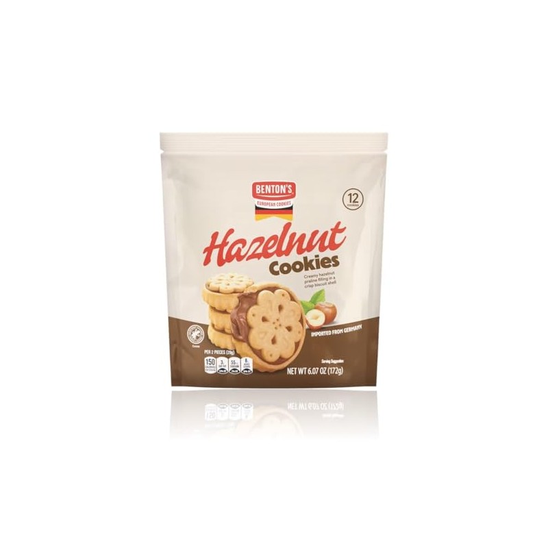 Benton’s Cookies (Pack of 1, Hazelnut)