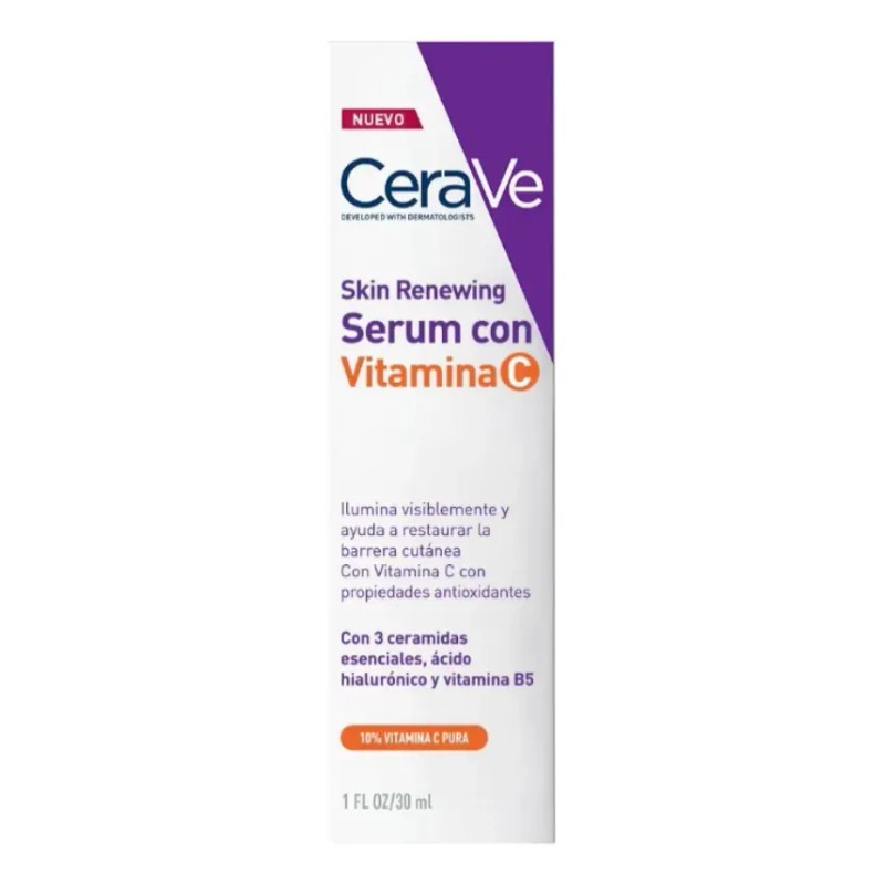CeraVe - Skin Renewing Sérum Facial Vitamina C 10% Pura