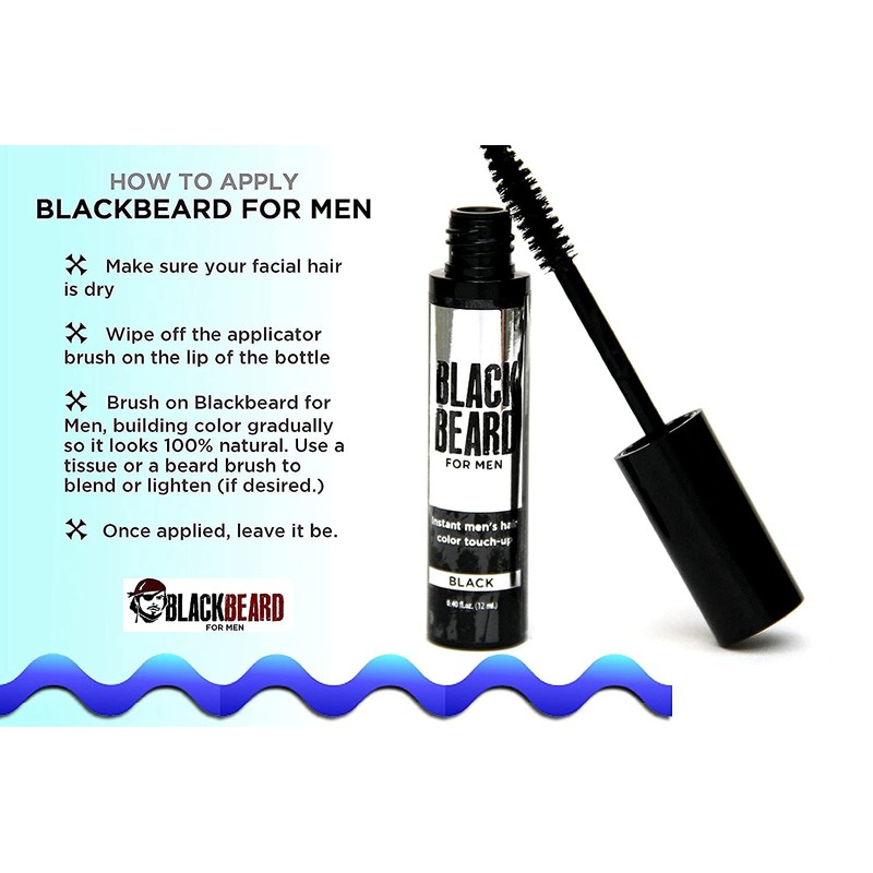 Blackbeard for Men Formula X - Instant Brush-on Beard &