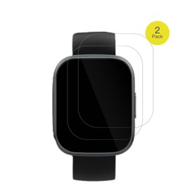 dipos FLEX 2x Schutzfolie klar passend für Poonur T80 1.95 Zoll, 100% Displayabdeckung, Anti-Shock, Fingerprint Kompatibel, Case-Friendly, Full Cover Displayschutz Folie