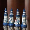 IMIKEYA Party Pack of 4 Mini Lighthouse Office Table Decoration