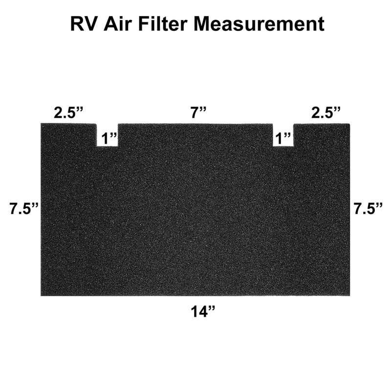 Tatuo 4 Packs RV A/C Replacement Air Filter 14 x