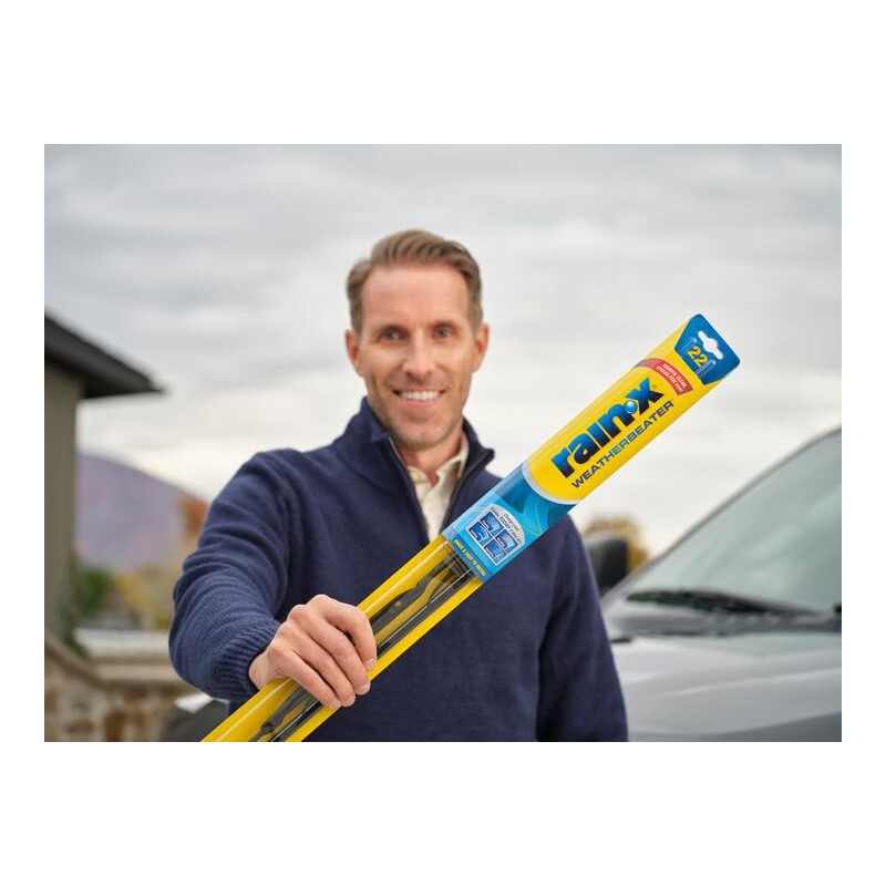 Rain-X 820147 WeatherBeater, 26" and 16" Windshield Wiper Blades -