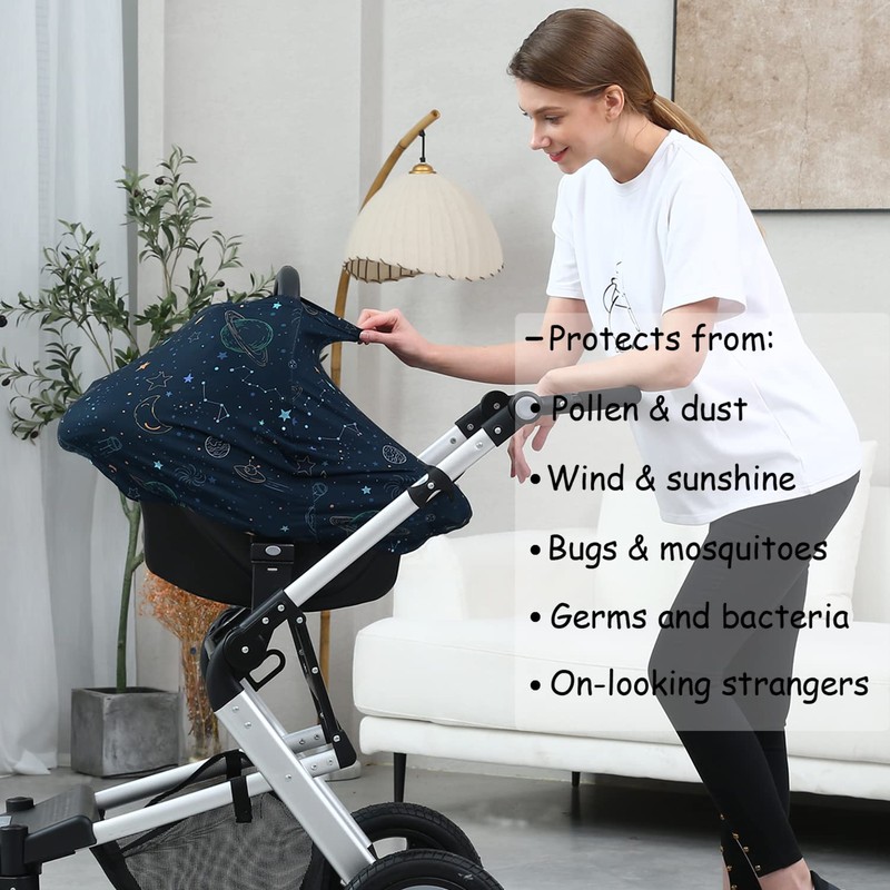Car Seat Covers for Babies – Multi-use Breastfeeding Cover Carseat