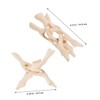 DOITOOL 2 Pcs Wooden Tripod Stand for Crystal Sphere Display