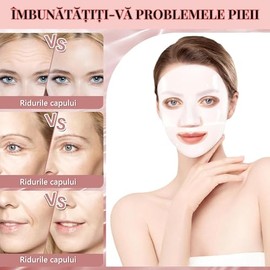 Mascarillas Faciales：Bio Mascarilla Colageno 4pcs-Collagen Real Deep Mask | Low Molecular Collagen Face | Reduce Los Poros Y Aumenta La Elasticidad pa