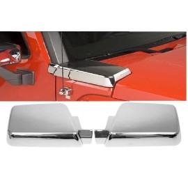 World Class Suppliers HUMMER H3 CHROME HOOD AIR INTAKE VENT COVER BEZEL 2006-2010
