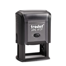 Trodat Printy 4929 Stamp 50 x 30 mm for 8 Lines in Various Colours Black
