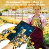 SLARMOR Leather-Gardening-Gloves for Women - Thorn-Proof Work-Gloves with Touch Screen